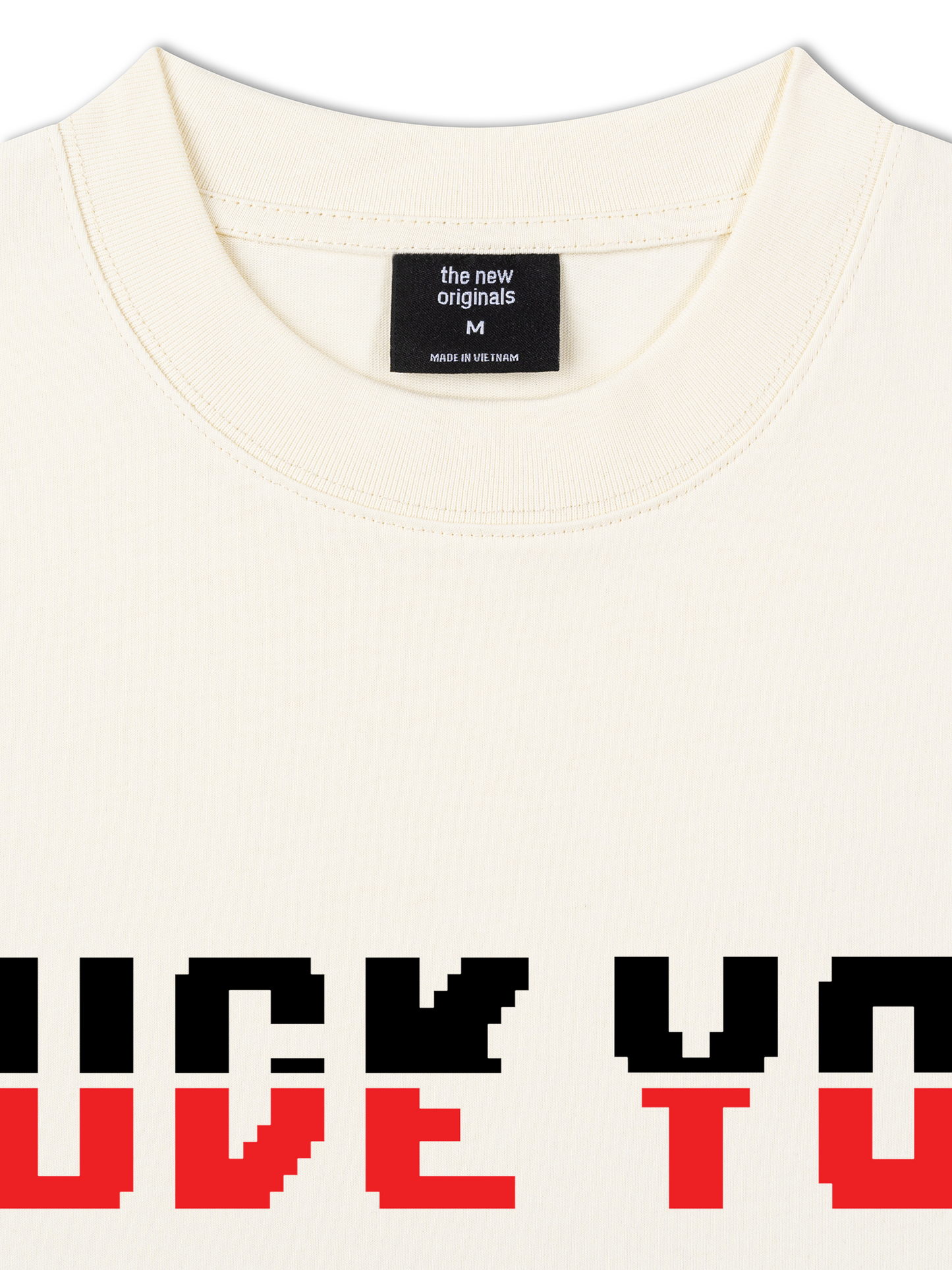 Áo Thun Relaxed Fit Pixel Universe Fuck You Love You