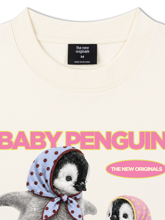 Áo Thun Relaxed Fit Baby Penguin