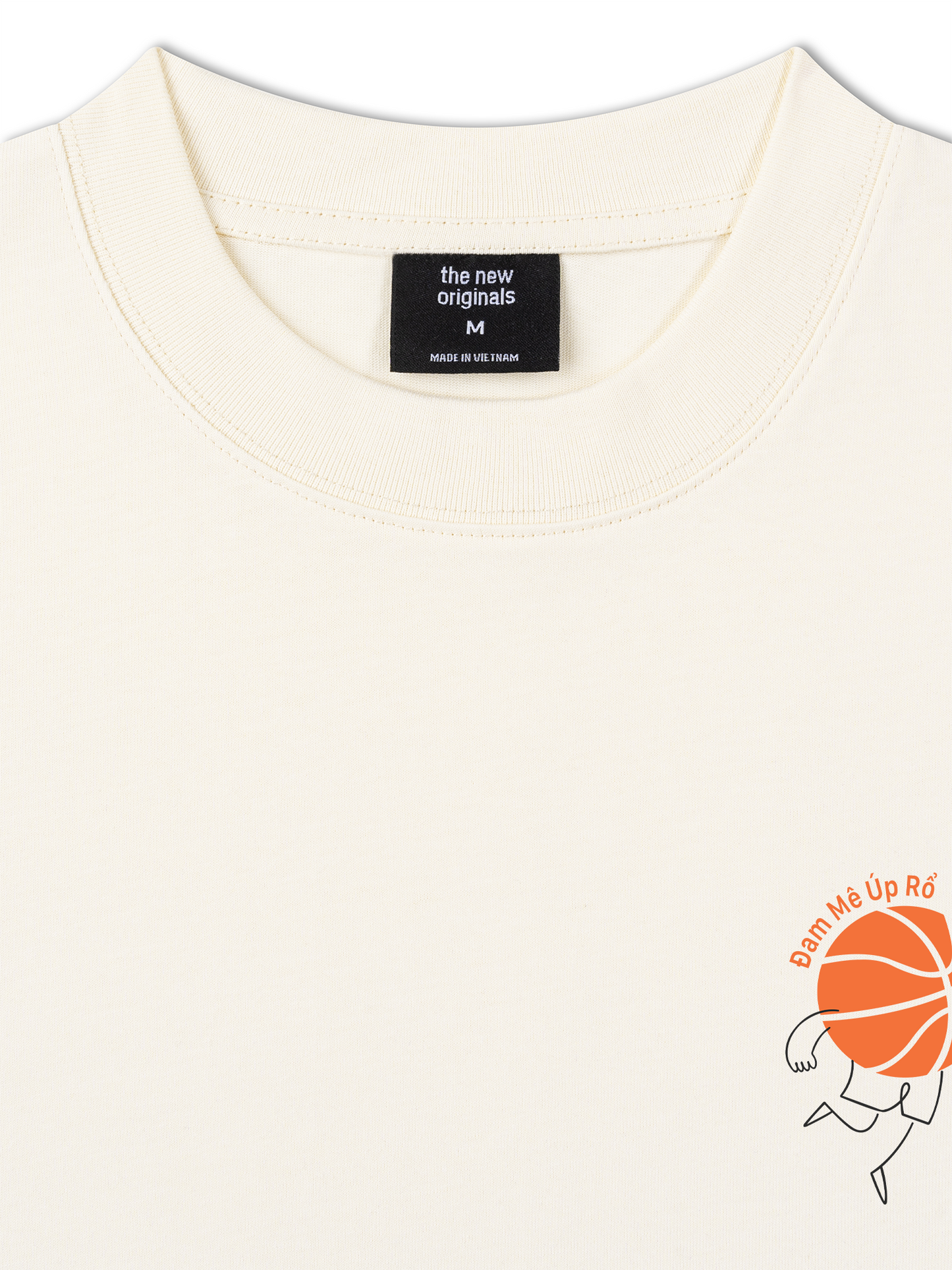 Áo Thun Relaxed Fit Đam Mê Úp Rổ