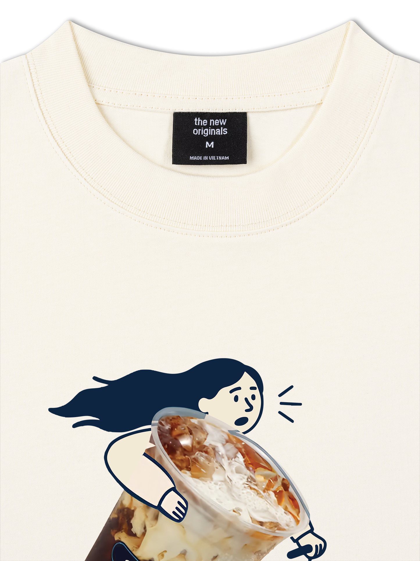 Áo Thun Relaxed Fit Mang Caffein Tới Đây Cho Tui