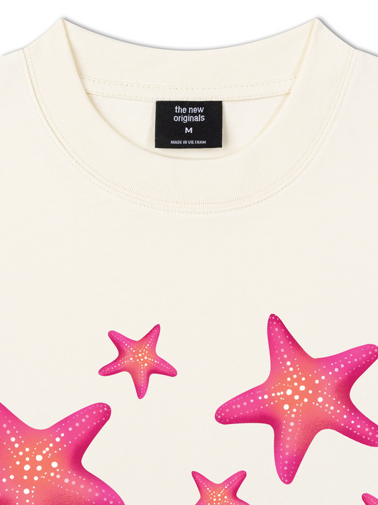 Áo Thun Relaxed Fit Summer Vibes Pink Starfish
