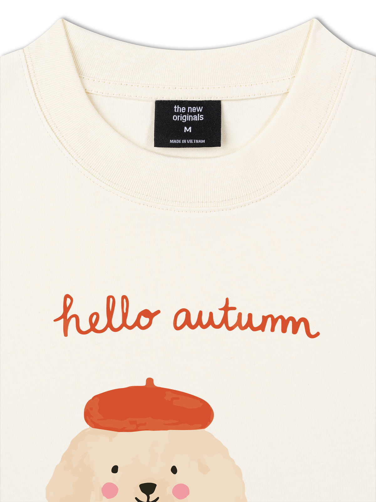 Áo Thun Relaxed Fit Hello Autumn Puppy