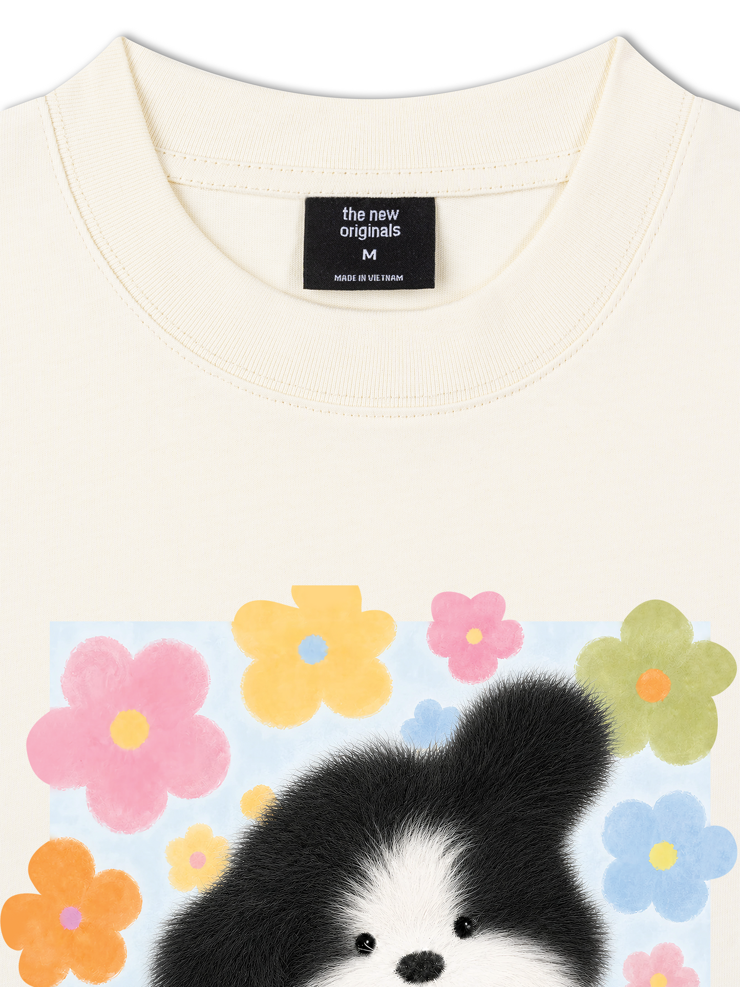 Áo Thun Relaxed Fit Flower Puppy