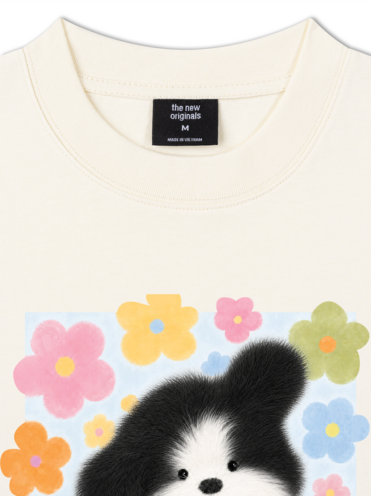 Áo Thun Relaxed Fit Flower Puppy