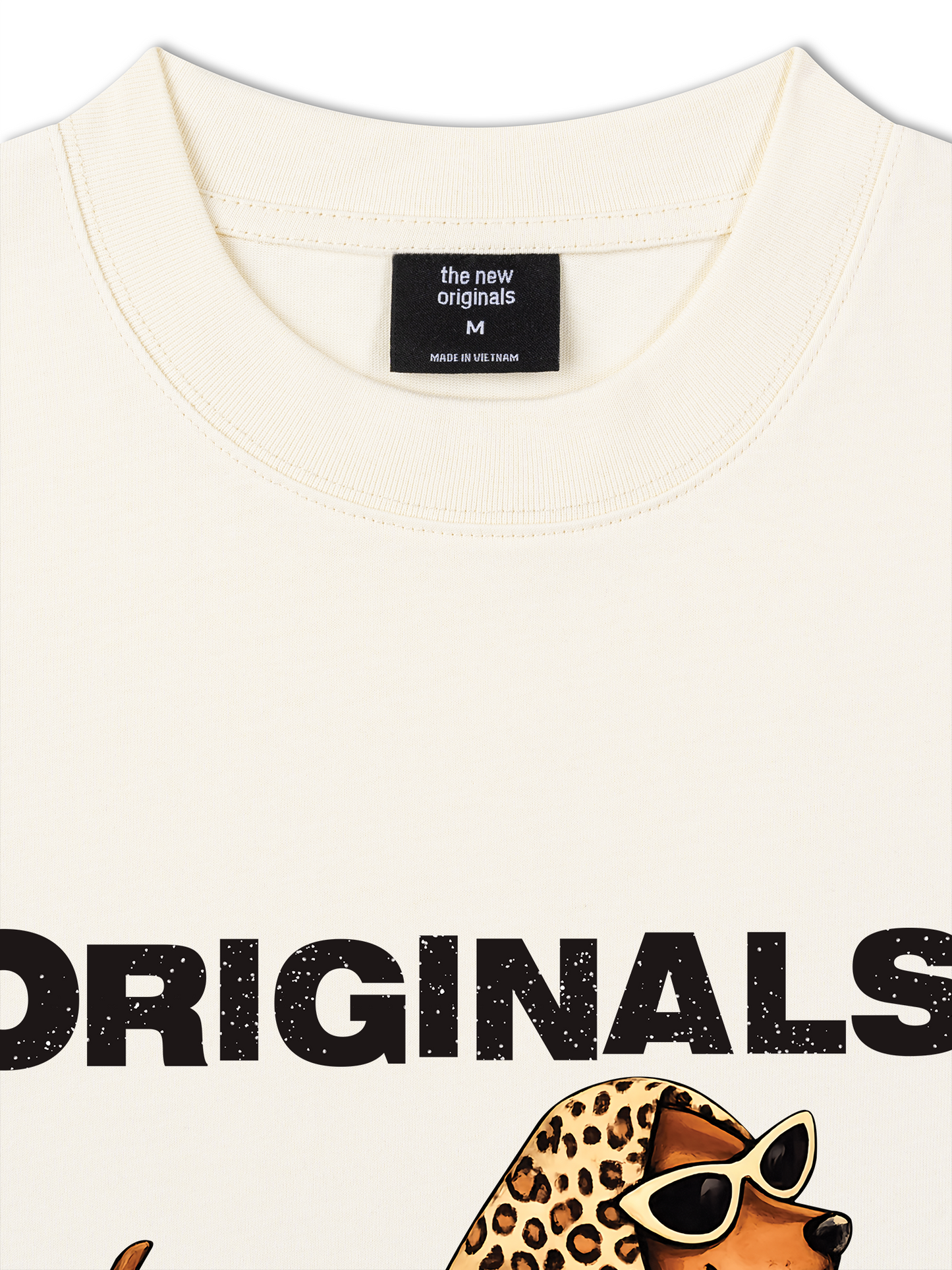 Áo Thun Relaxed Fit  Retro Leopard Dashund