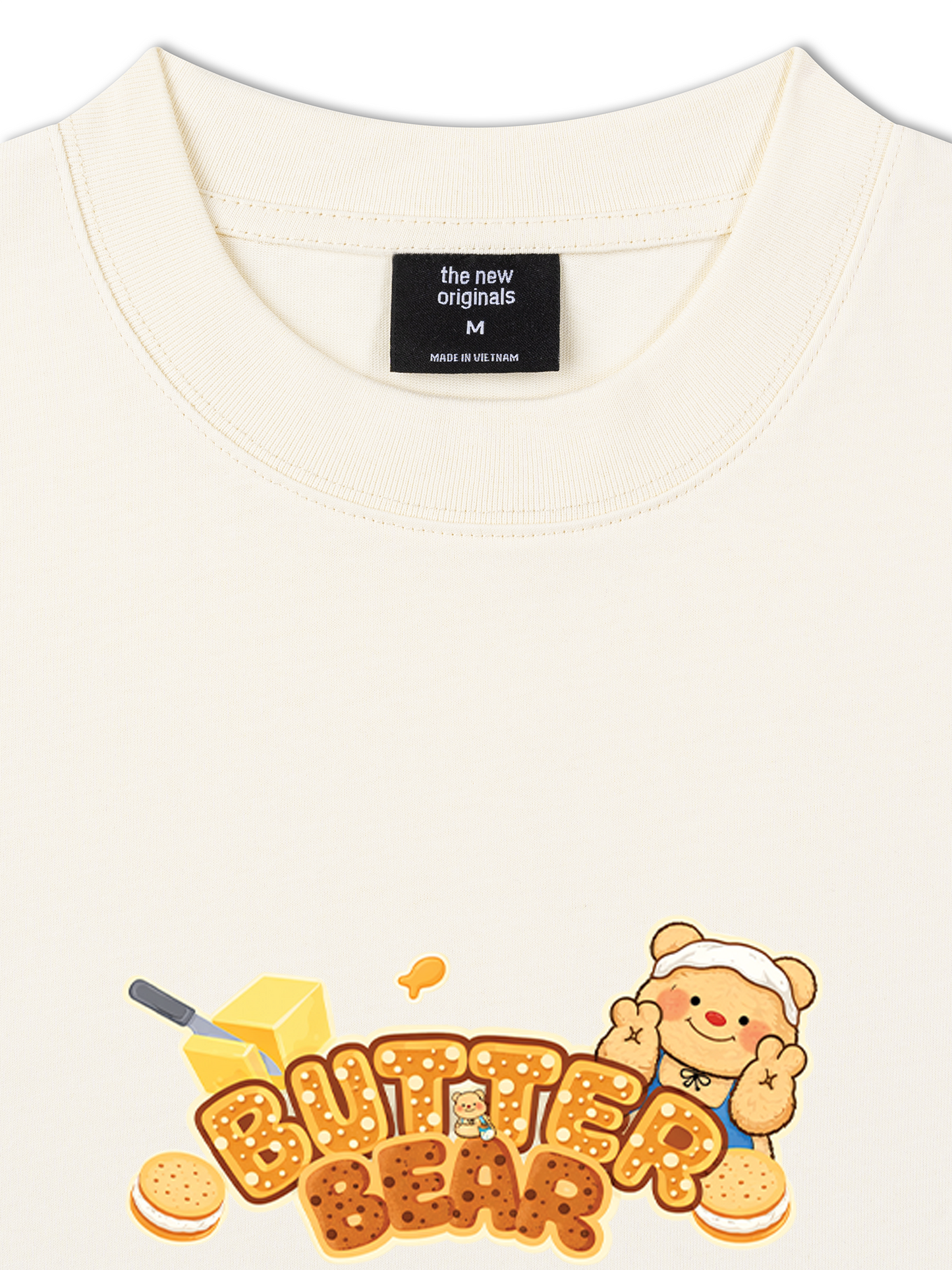Áo Thun Relaxed Fit Teddy Land Butter Bear