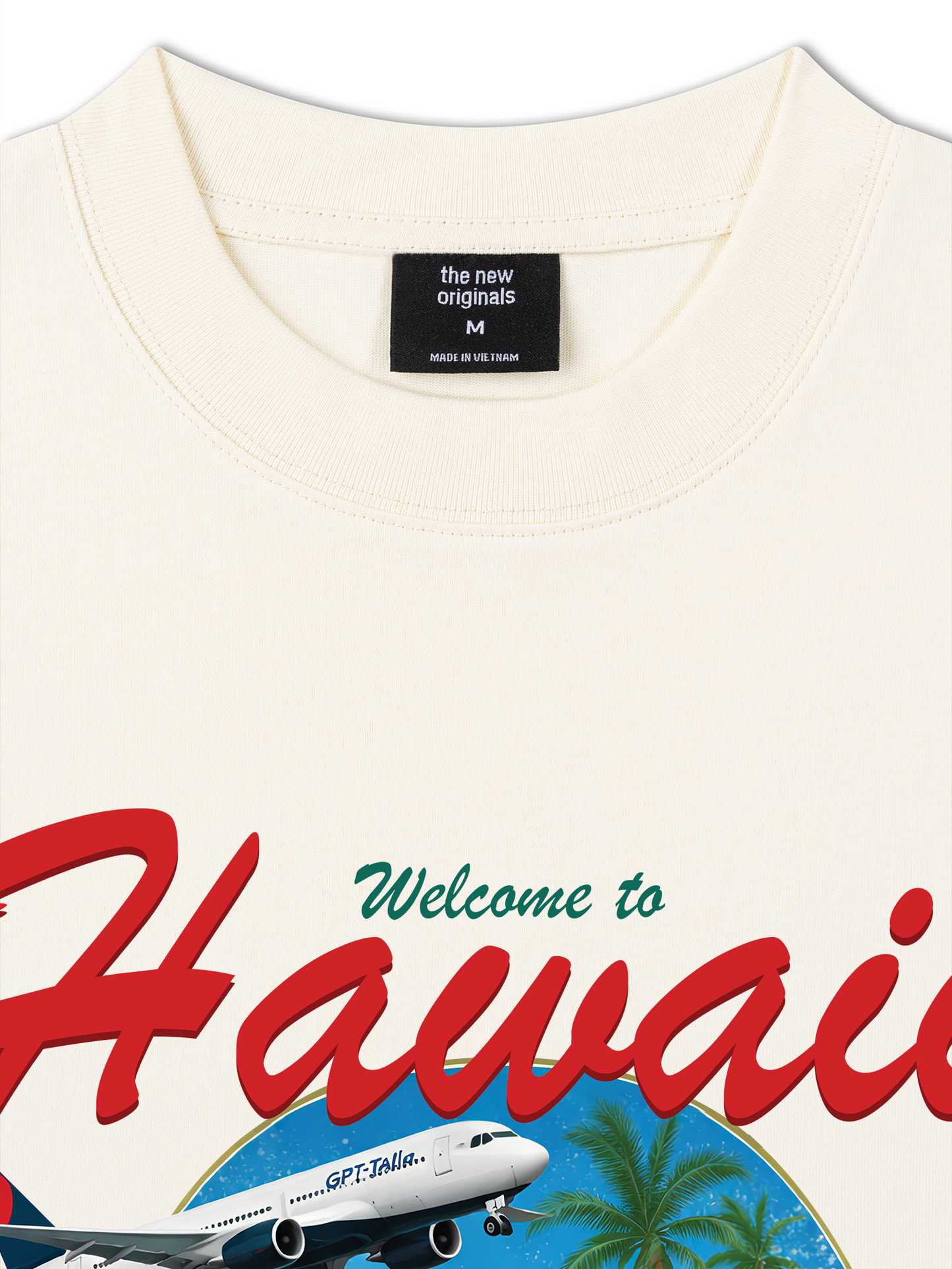 Áo Thun Relaxed Fit Welcome  to Hawaii