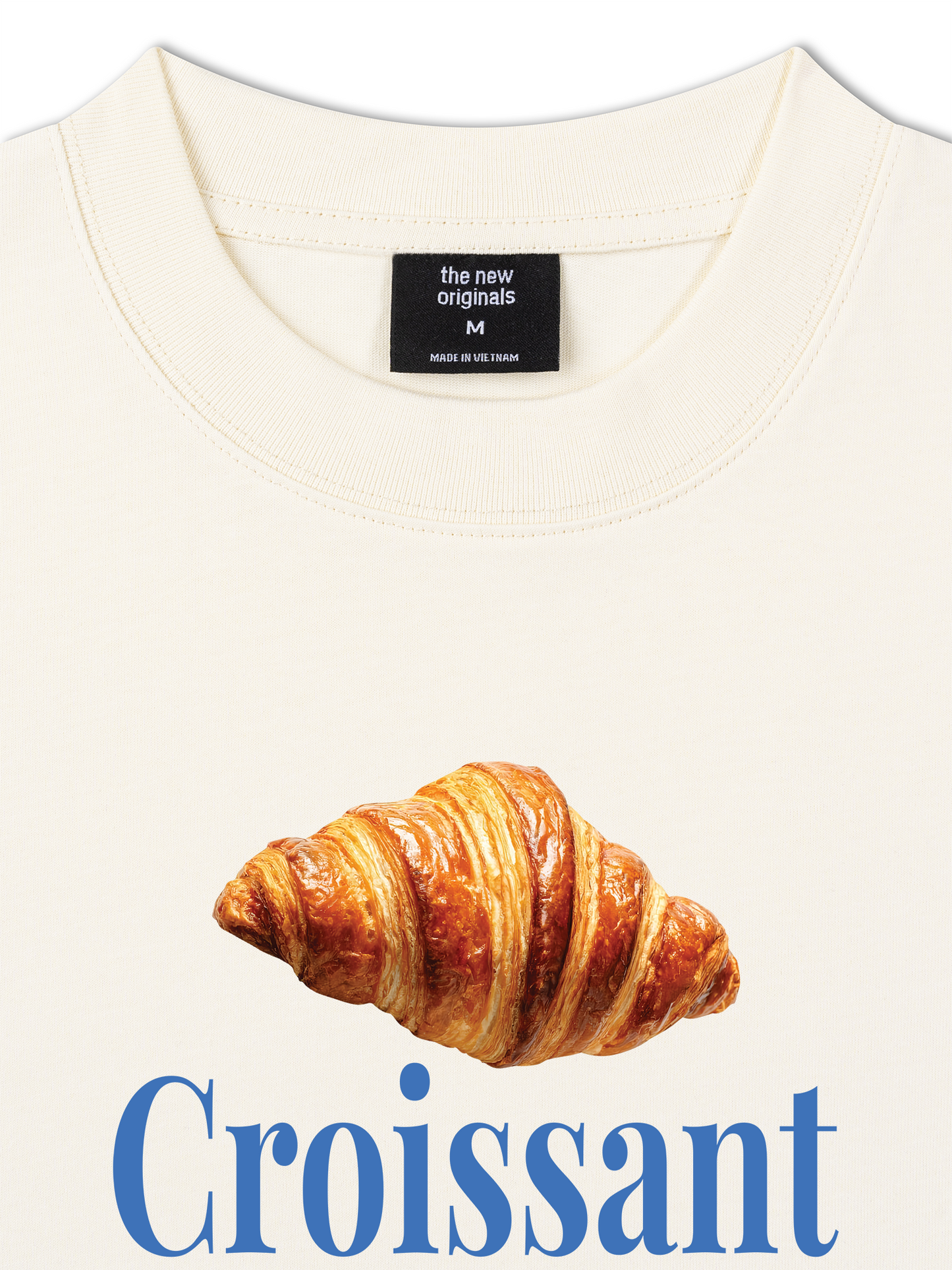 Áo Thun Relaxed Fit Croissant Quote