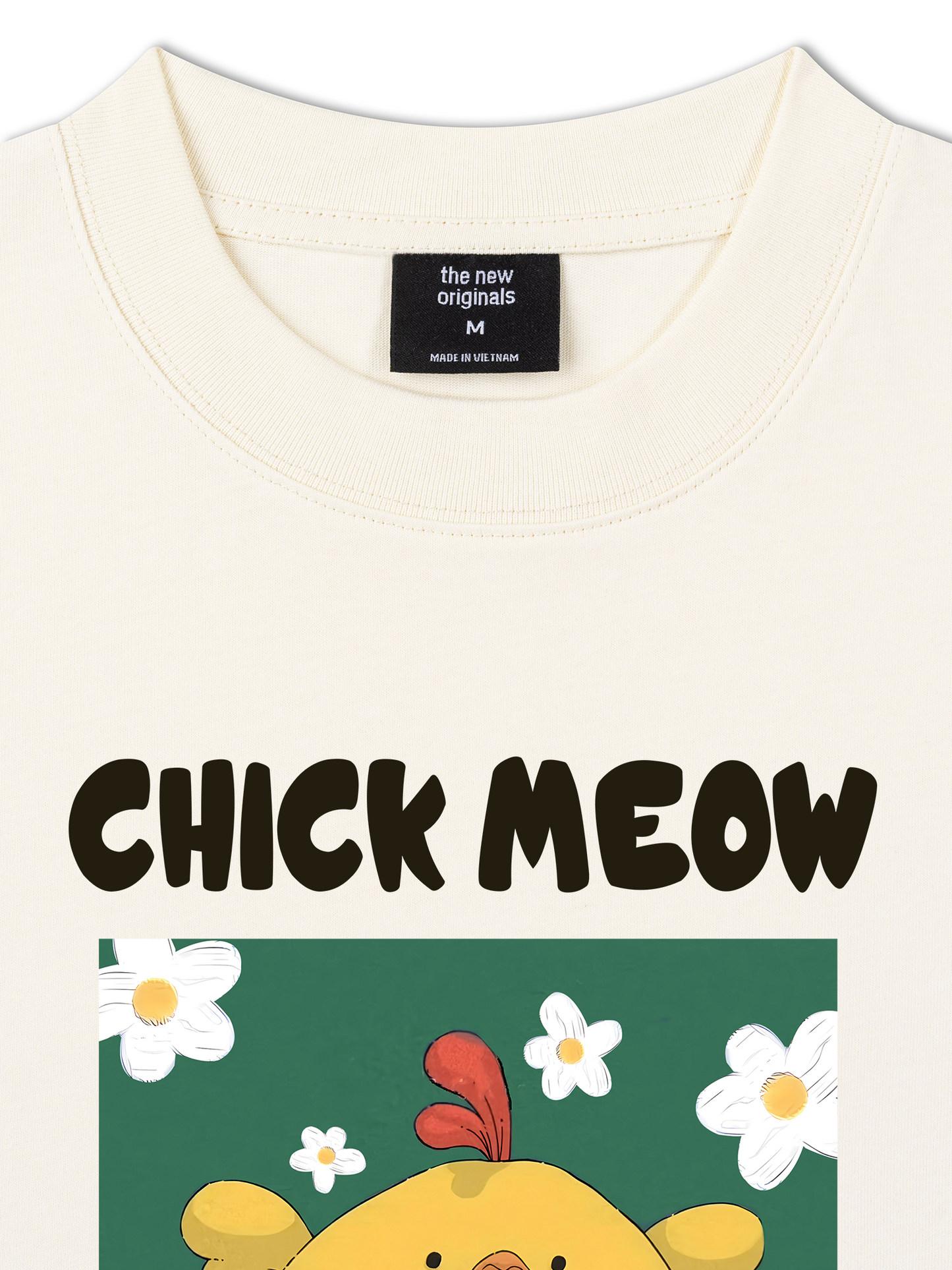 Áo Thun Relaxed Fit Chick Meow