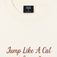 Áo Thun Relaxed Fit Animal Mood Jump Like A Cat