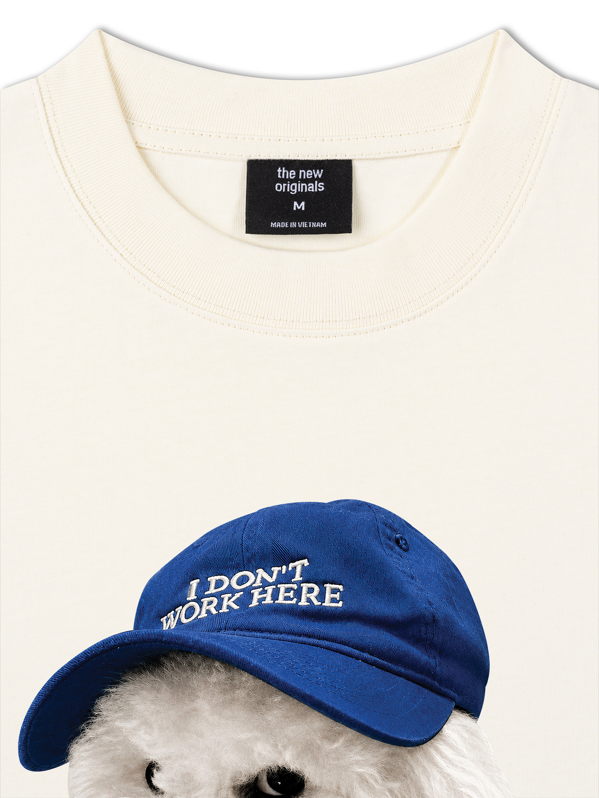 Áo Thun Relaxed Fit Puppy With Blue Hat