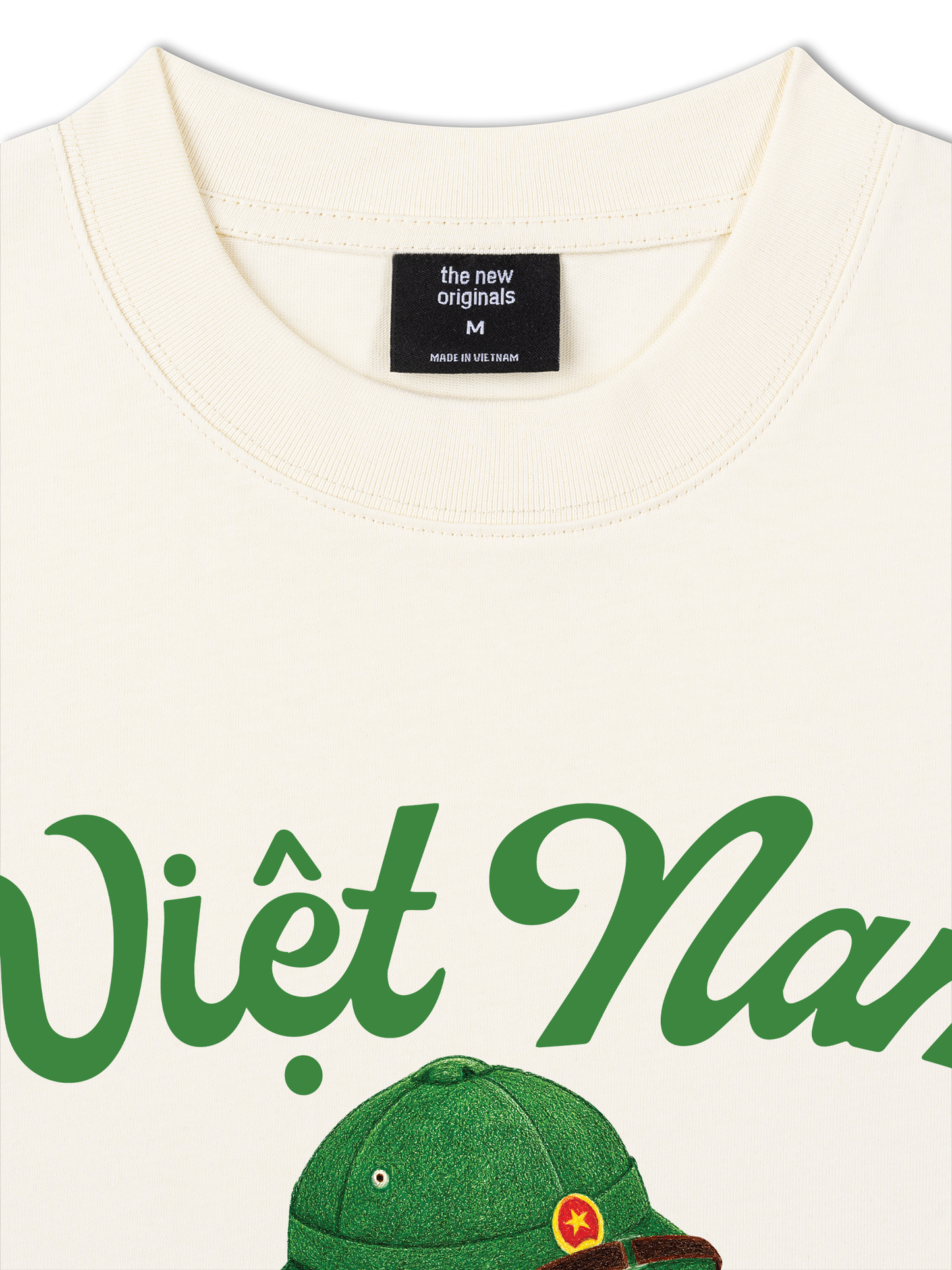 Áo Thun Relaxed Fit Mũ Cối Việt Nam