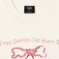 Áo Thun Relaxed Fit Daily Cuties Two Cherries One Heart