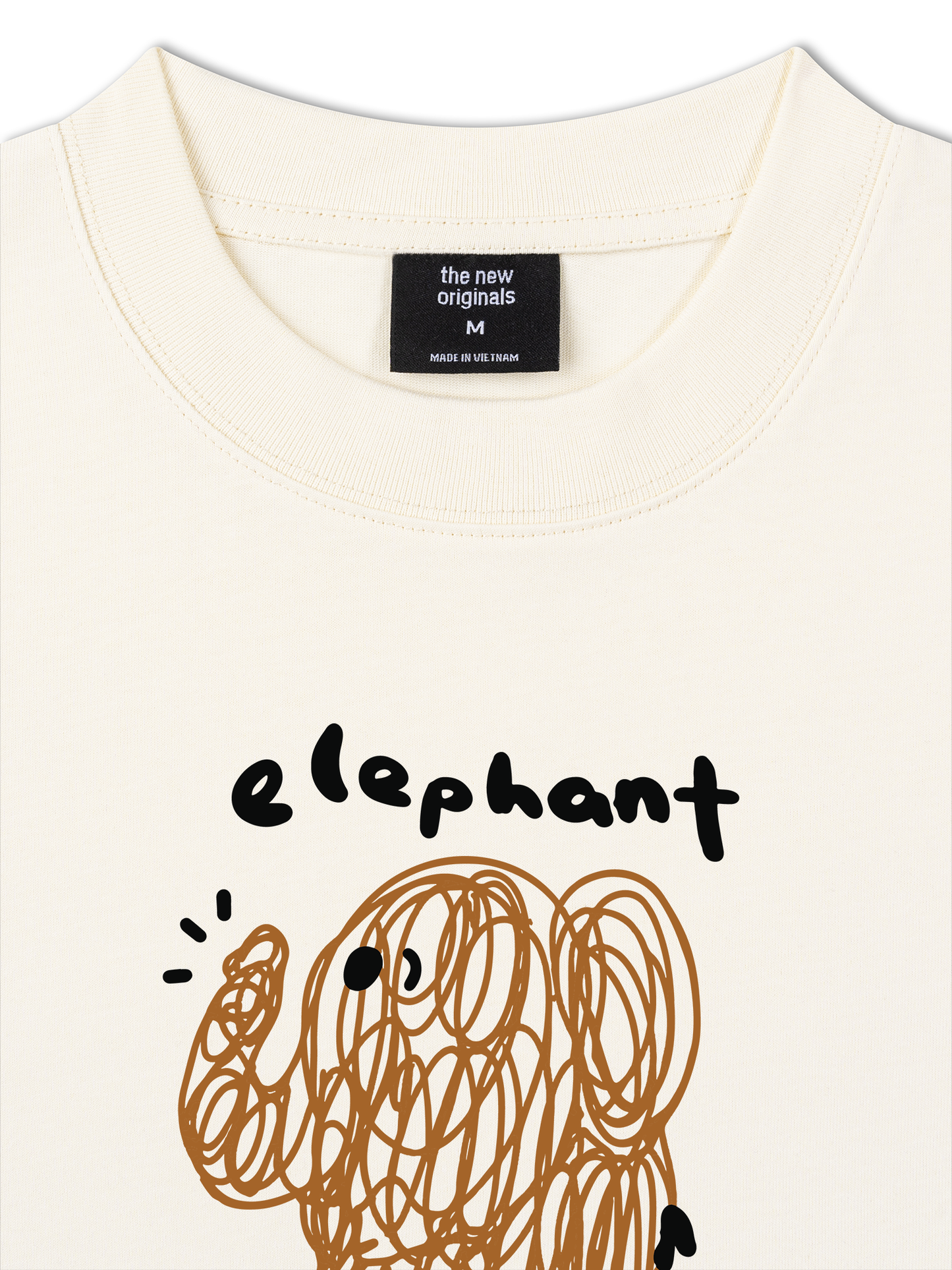 Áo Thun Relaxed Fit Cute Elephant