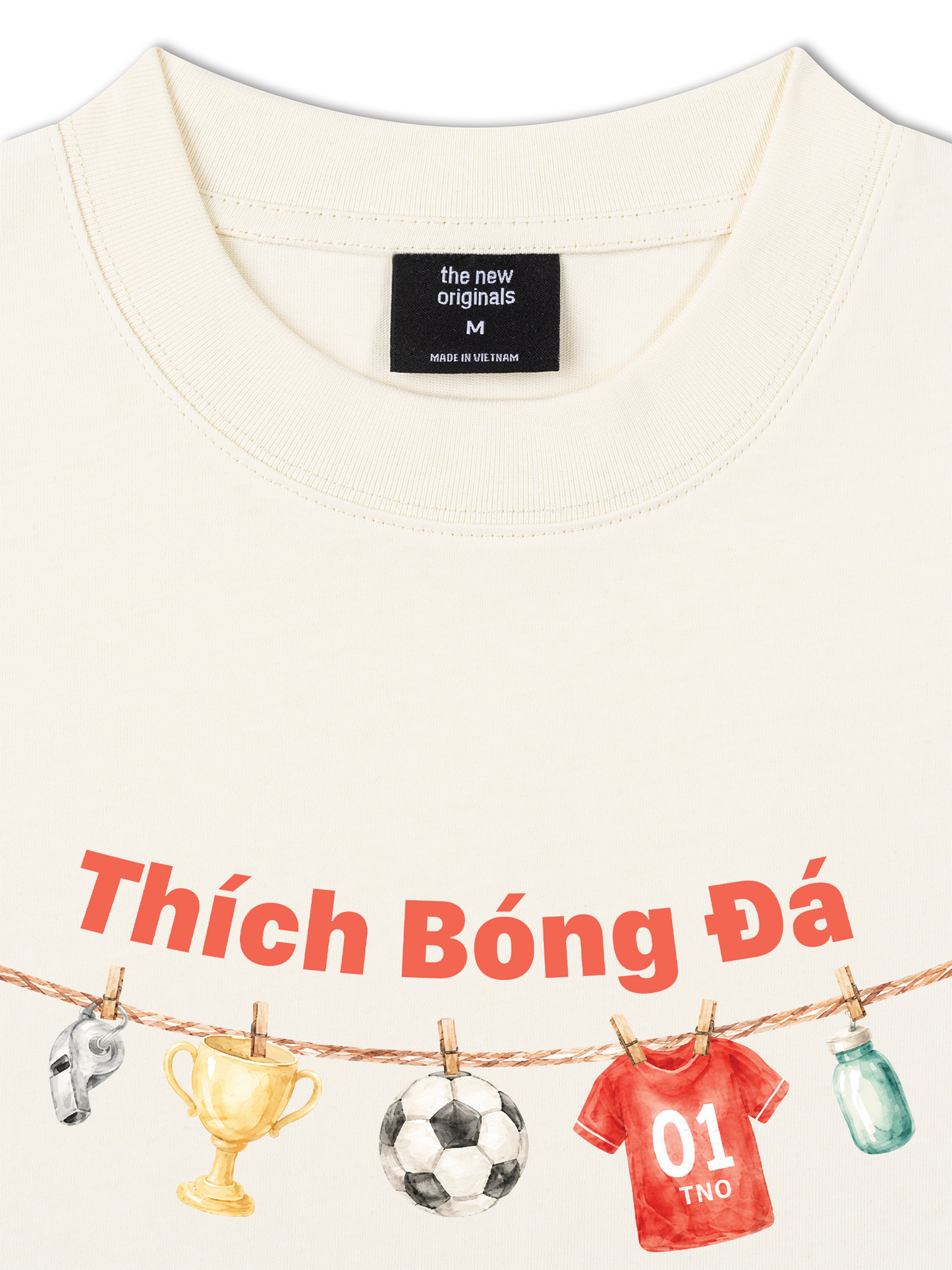 Áo Thun Relaxed Fit Thích Bóng Đá