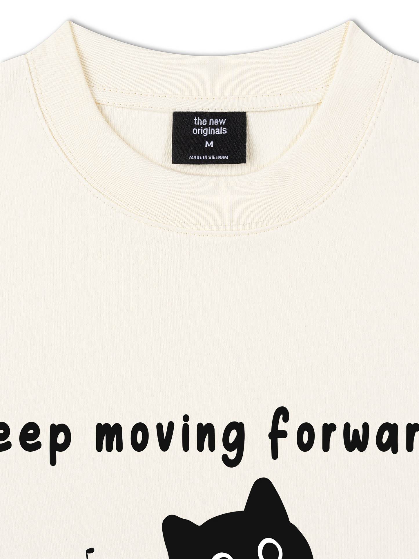 Áo Thun Relaxed Fit Animal Mood Keep Moving Forward
