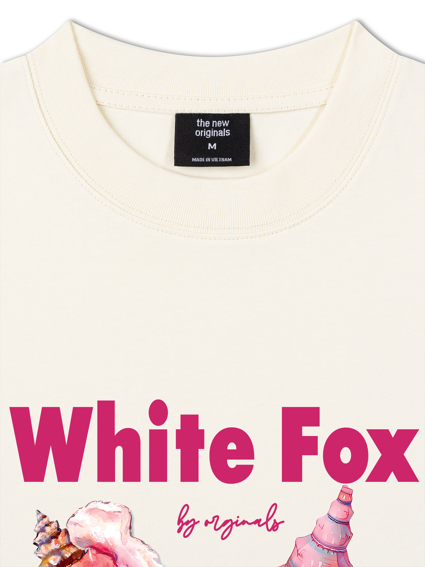 Áo Thun Relaxed Fit Ocean White Fox