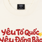 Áo Thun Relaxed Fit Yêu Tổ Quốc, Yêu Đồng Bào
