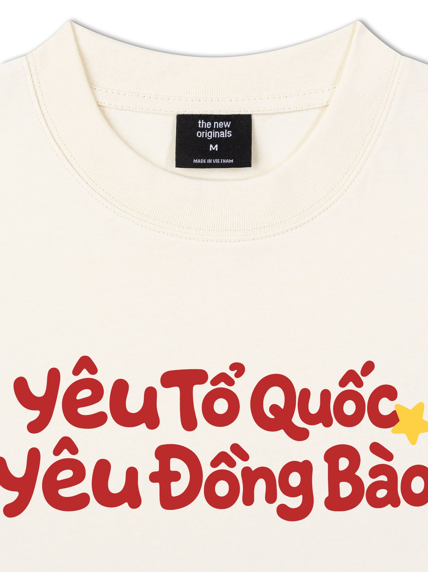 Áo Thun Relaxed Fit Yêu Tổ Quốc, Yêu Đồng Bào