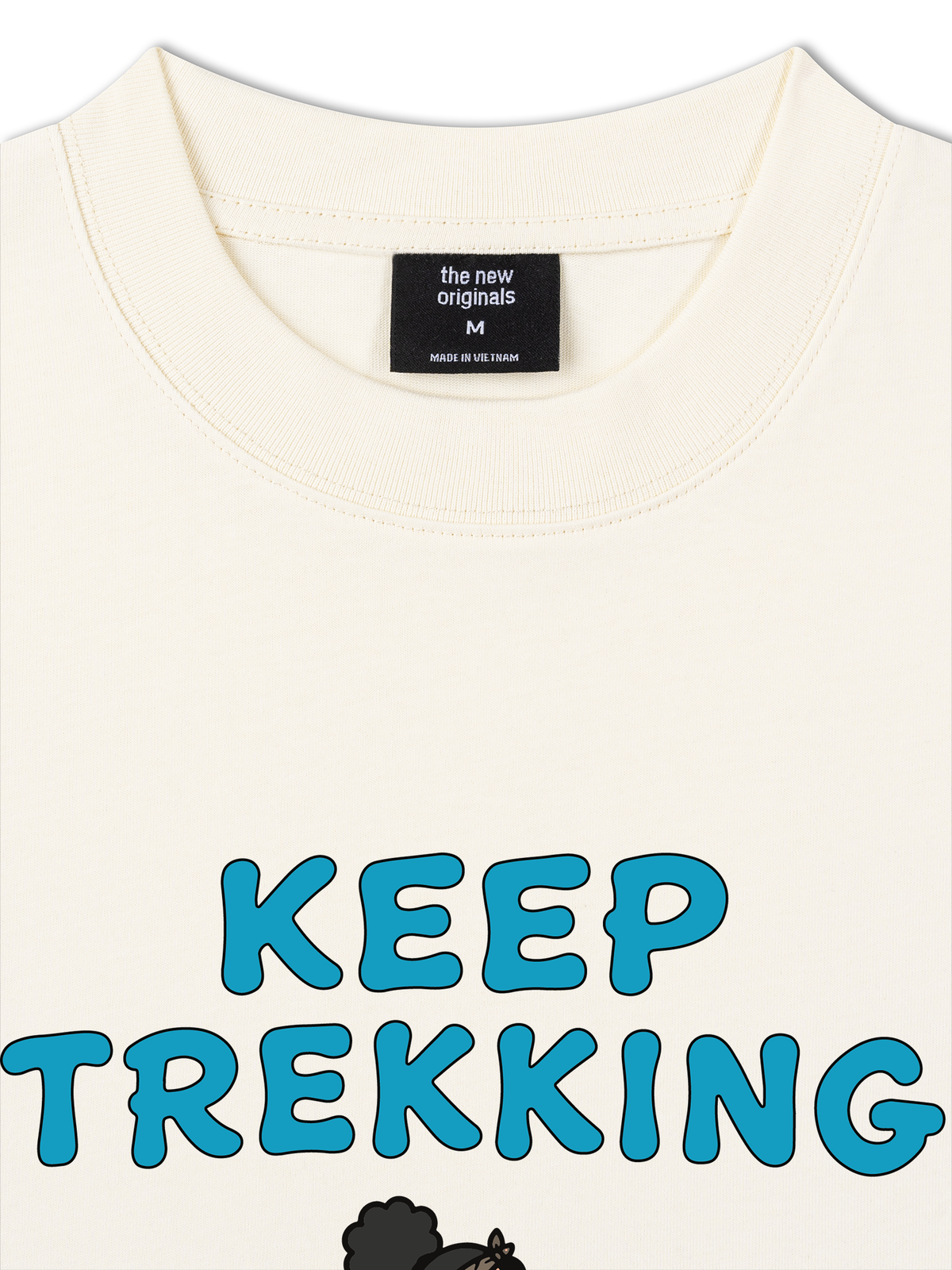Áo Thun Relaxed Fit Keep Trekking For Girl