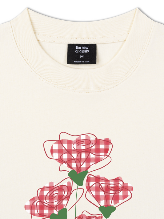 Áo Thun Relaxed Fit Daily Cuties Little Rose Energy