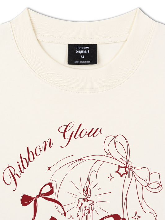 Áo Thun Relaxed Fit Ribbon Glow