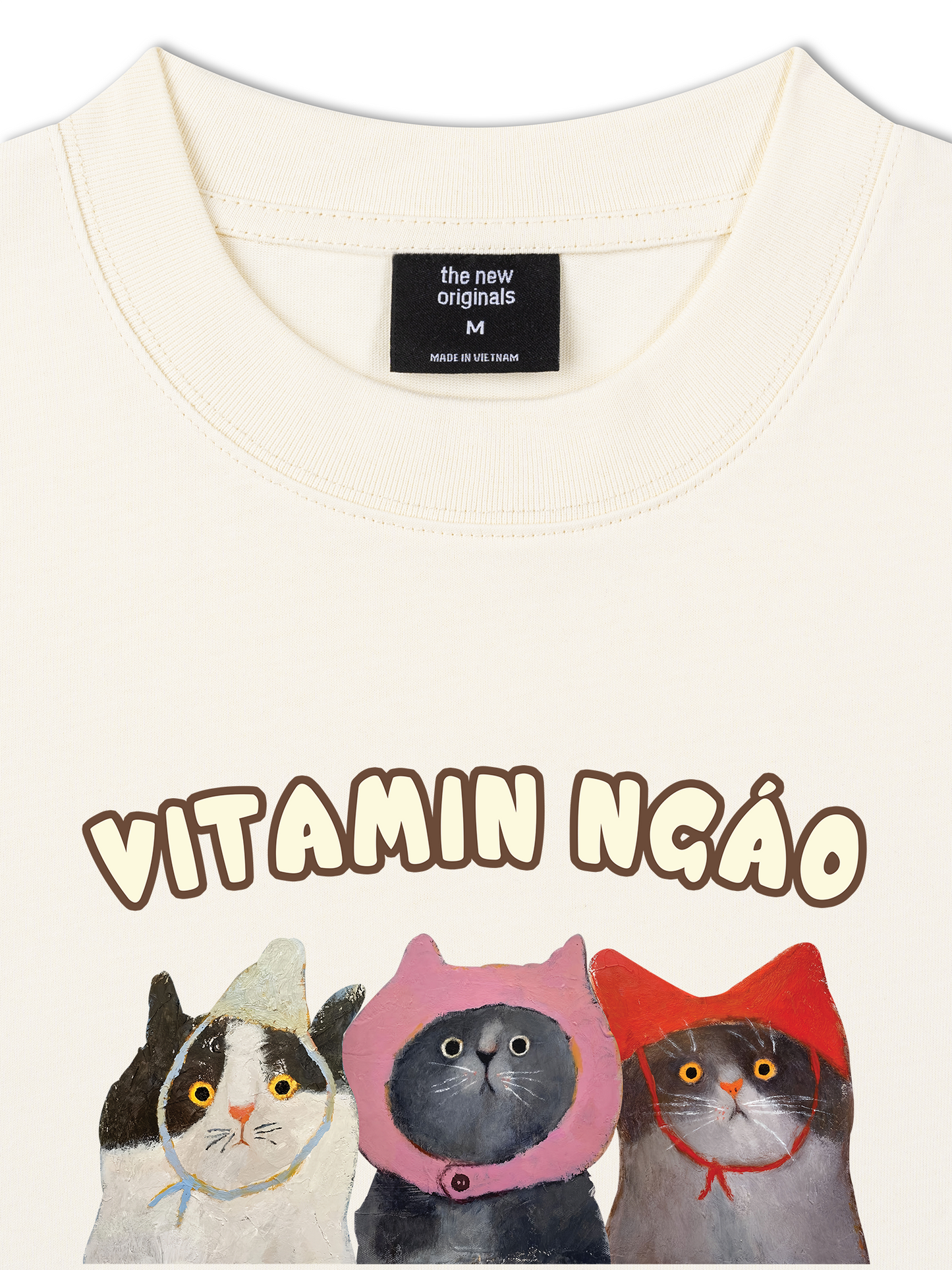 Áo Thun Relaxed Fit Vitamin Ngáo