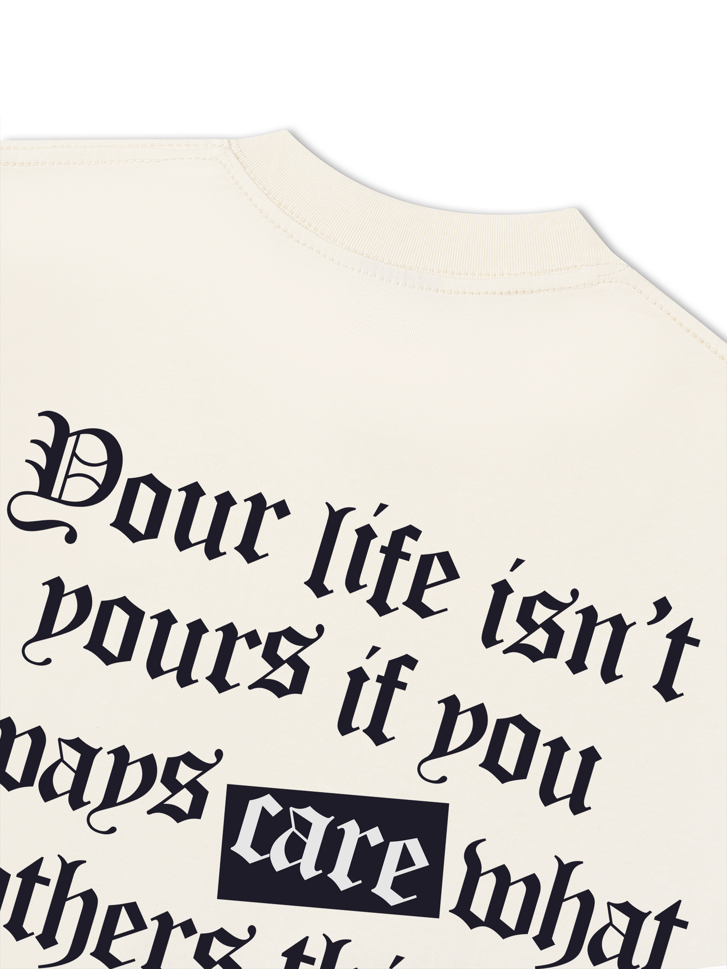 Áo Thun Relaxed Fit Be Bold Your Life Isn't Your