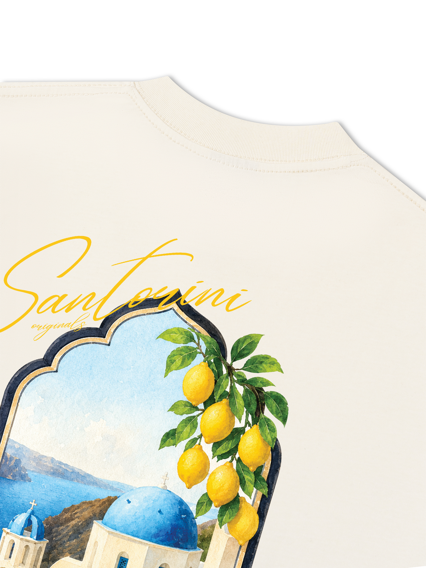 Áo Thun Relaxed Fit Santorini Lemon