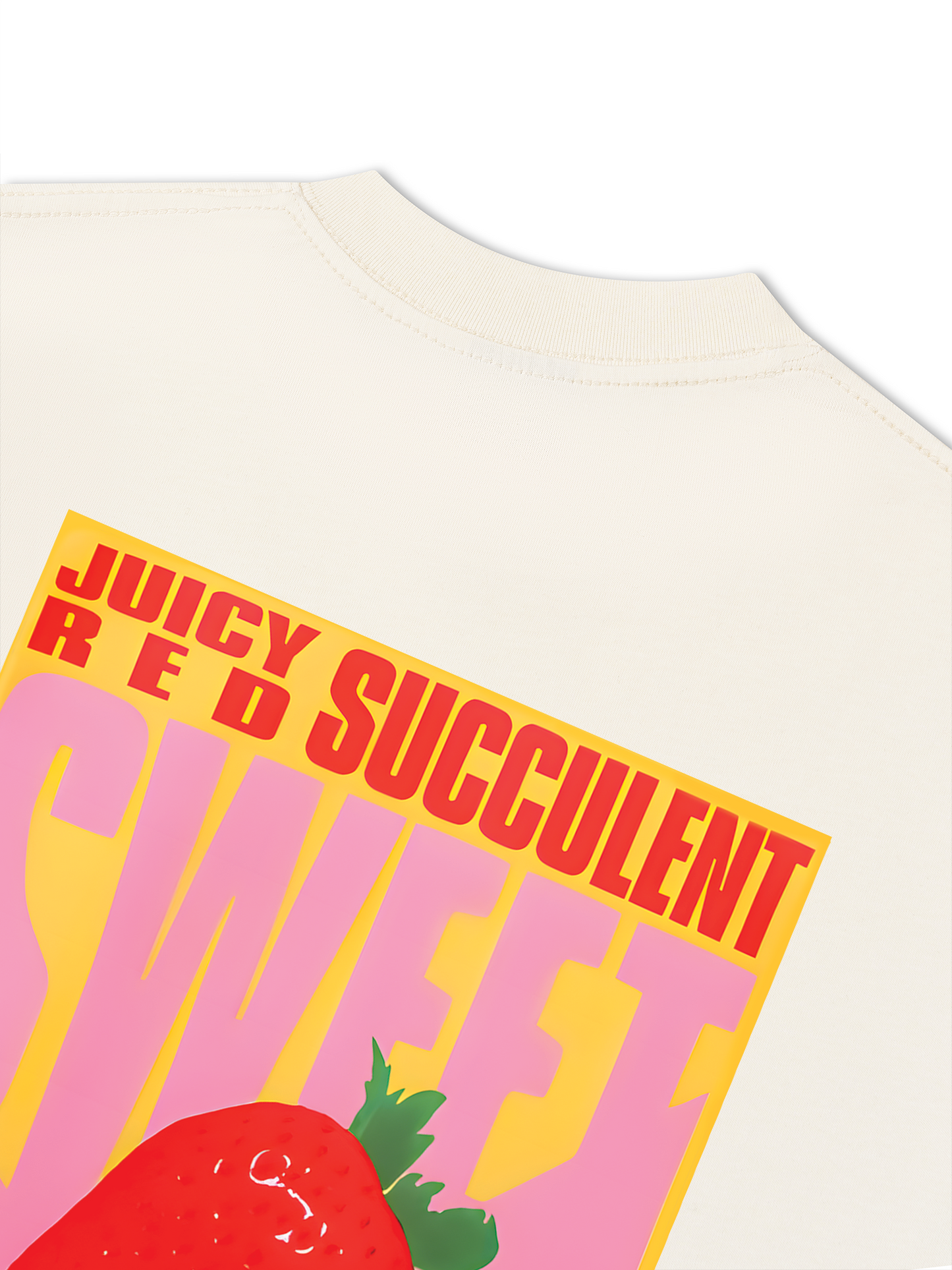 Áo Thun Relaxed Fit Summer Vibes Strawberry