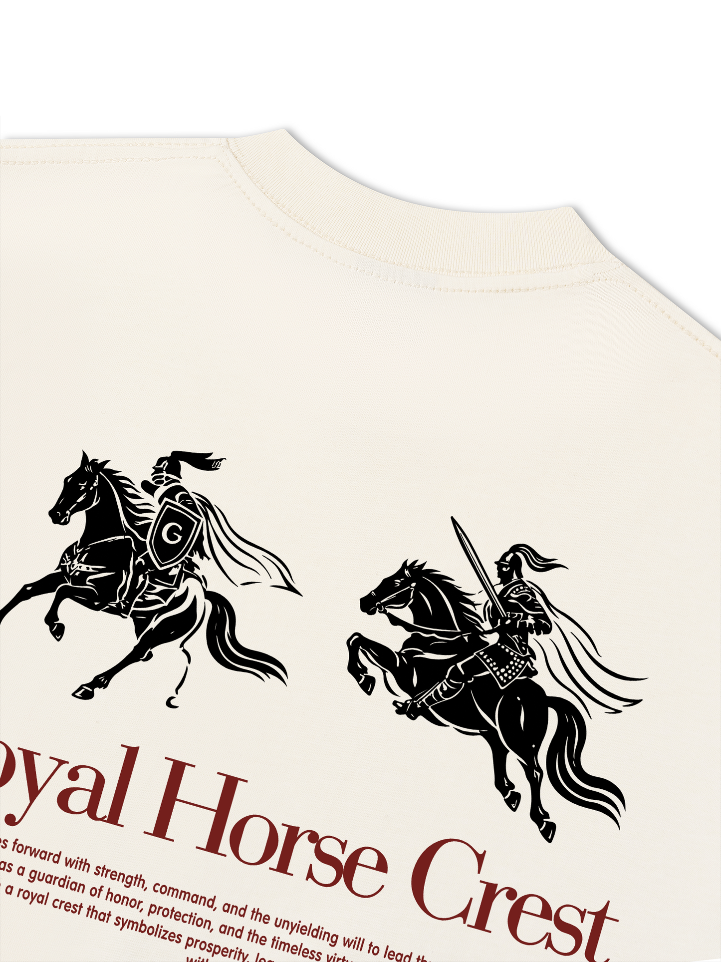 Áo Thun Relaxed Fit Royal Horse Crest