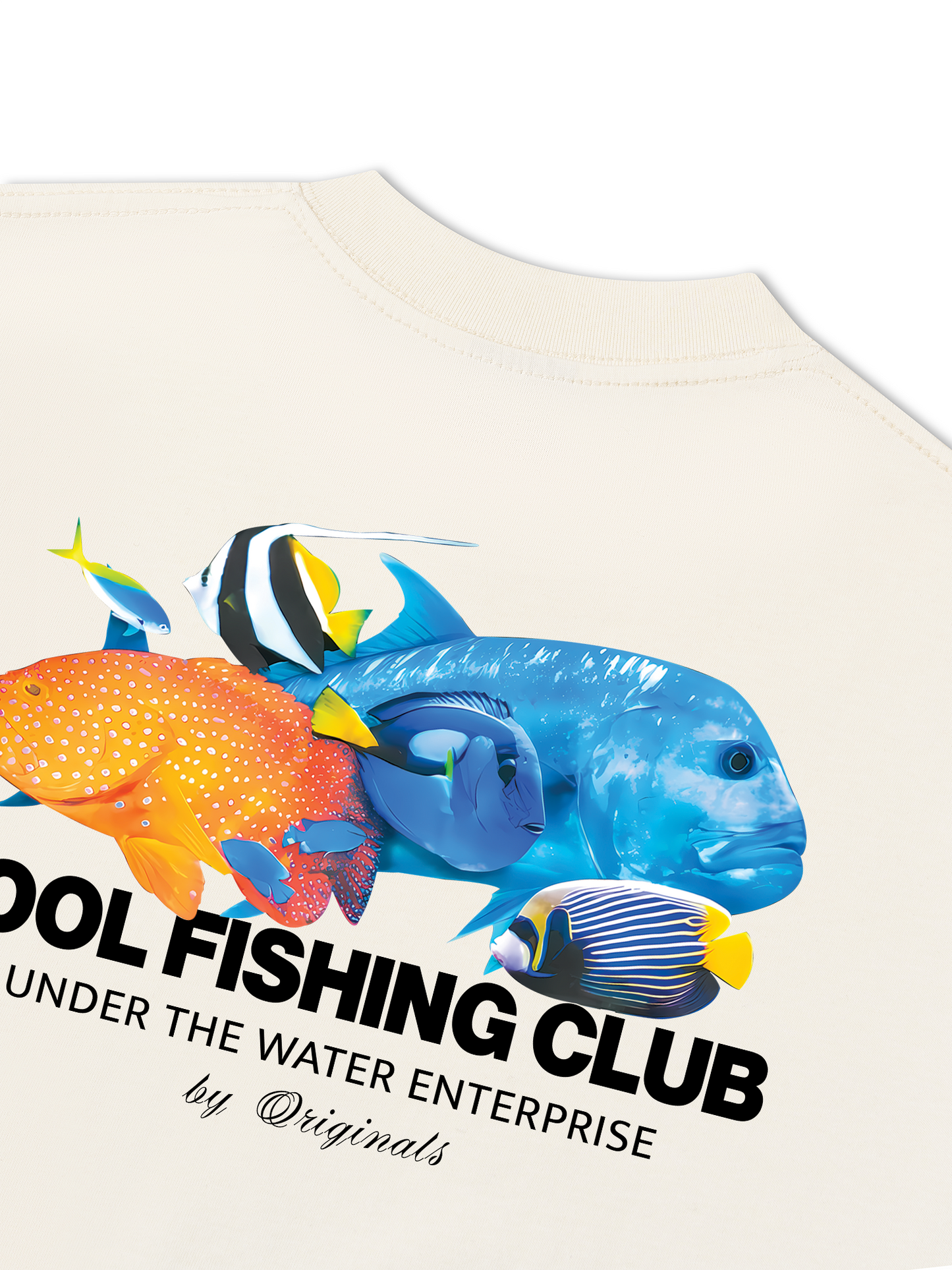 Áo Thun Relaxed Fit Ocean Under The Water Fish