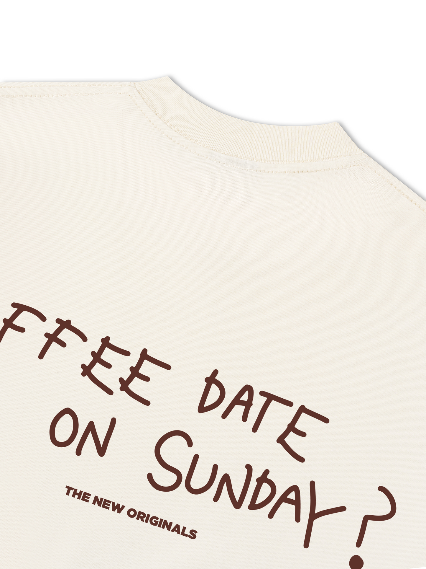 Áo Thun Relaxed Fit Coffee Date On Sunday