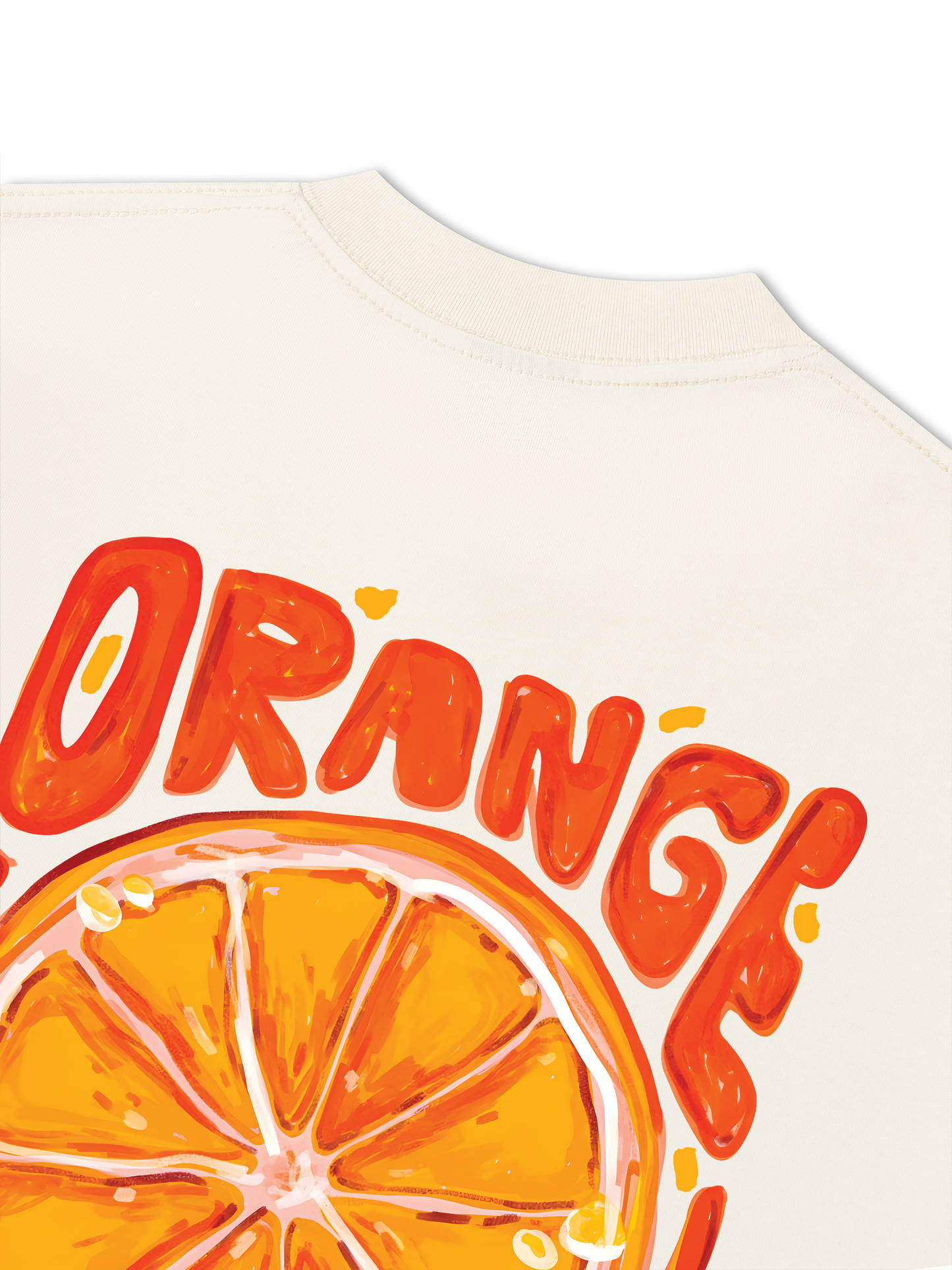 Áo Thun Relaxed Fit Summer Vibes Orange