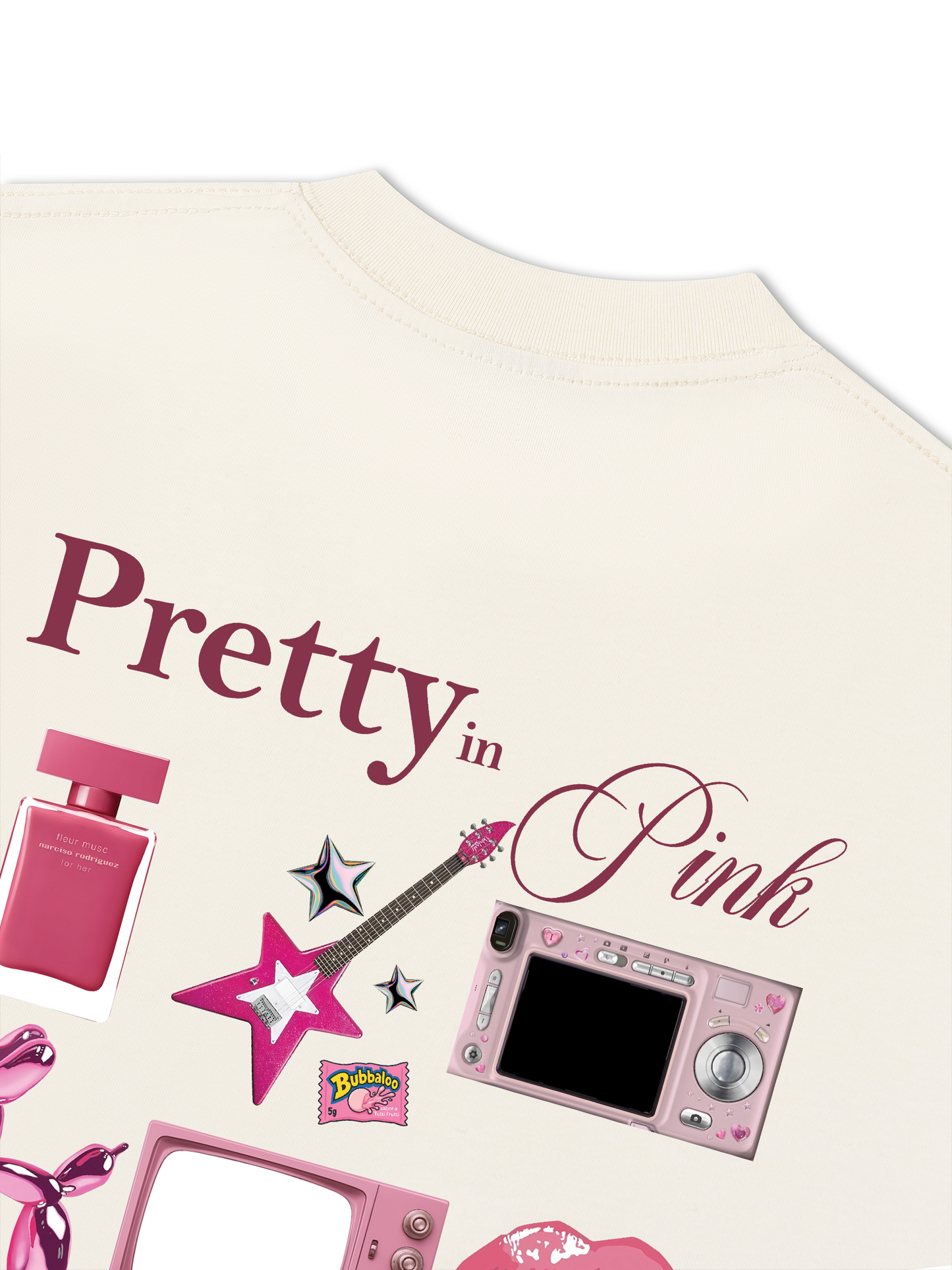 Áo Thun Relaxed Fit Pretty In Pink - A Pink Little Story
