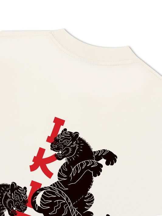 Áo Thun Relaxed Fit Japan Spirit Ikigai Tiger