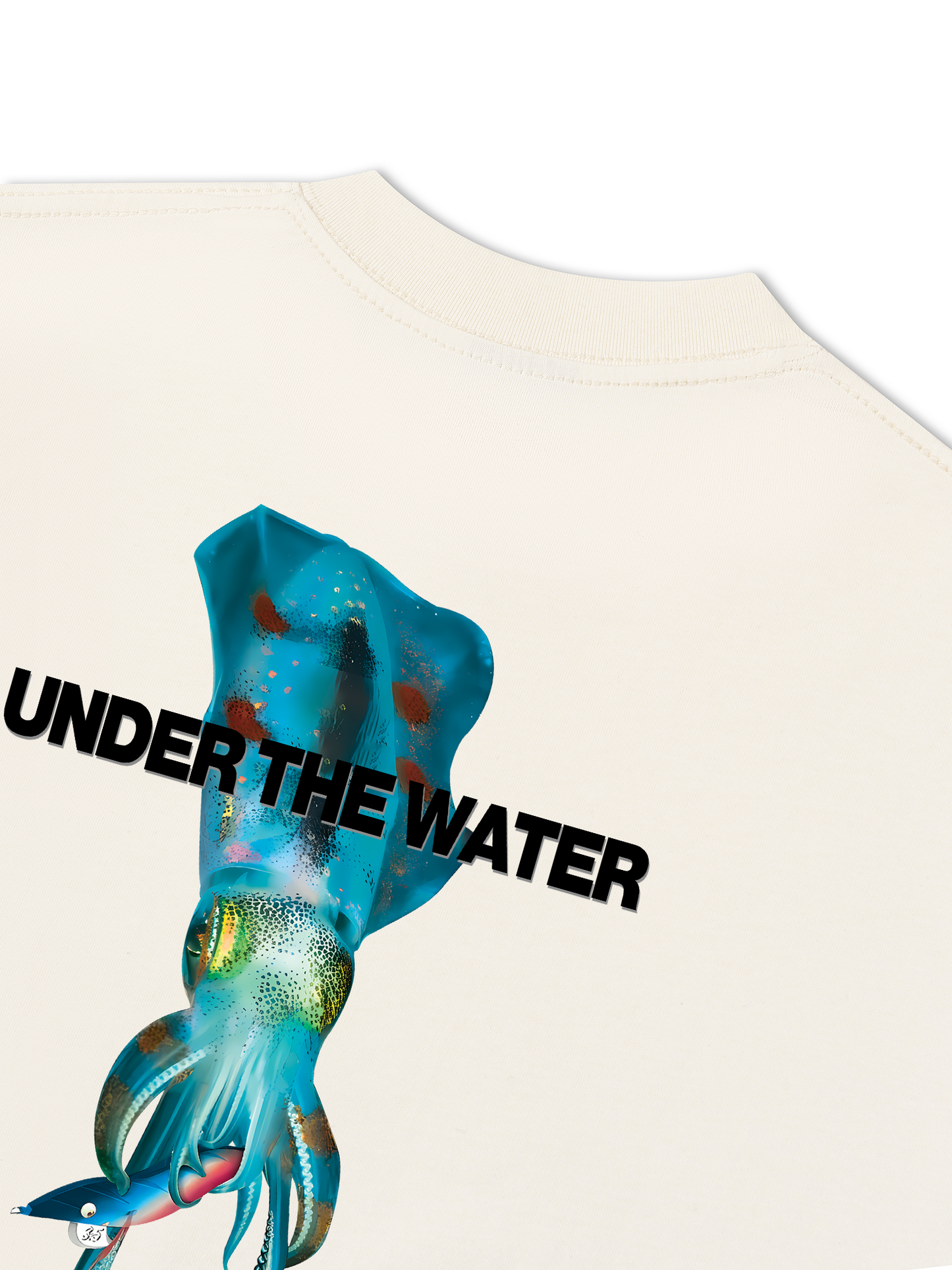 Áo Thun Relaxed Fit Ocean Under The Water Squid Ocean IRIE FISHING CLUB