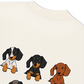 Áo Thun Relaxed Fit  Retro Leopard Dashund
