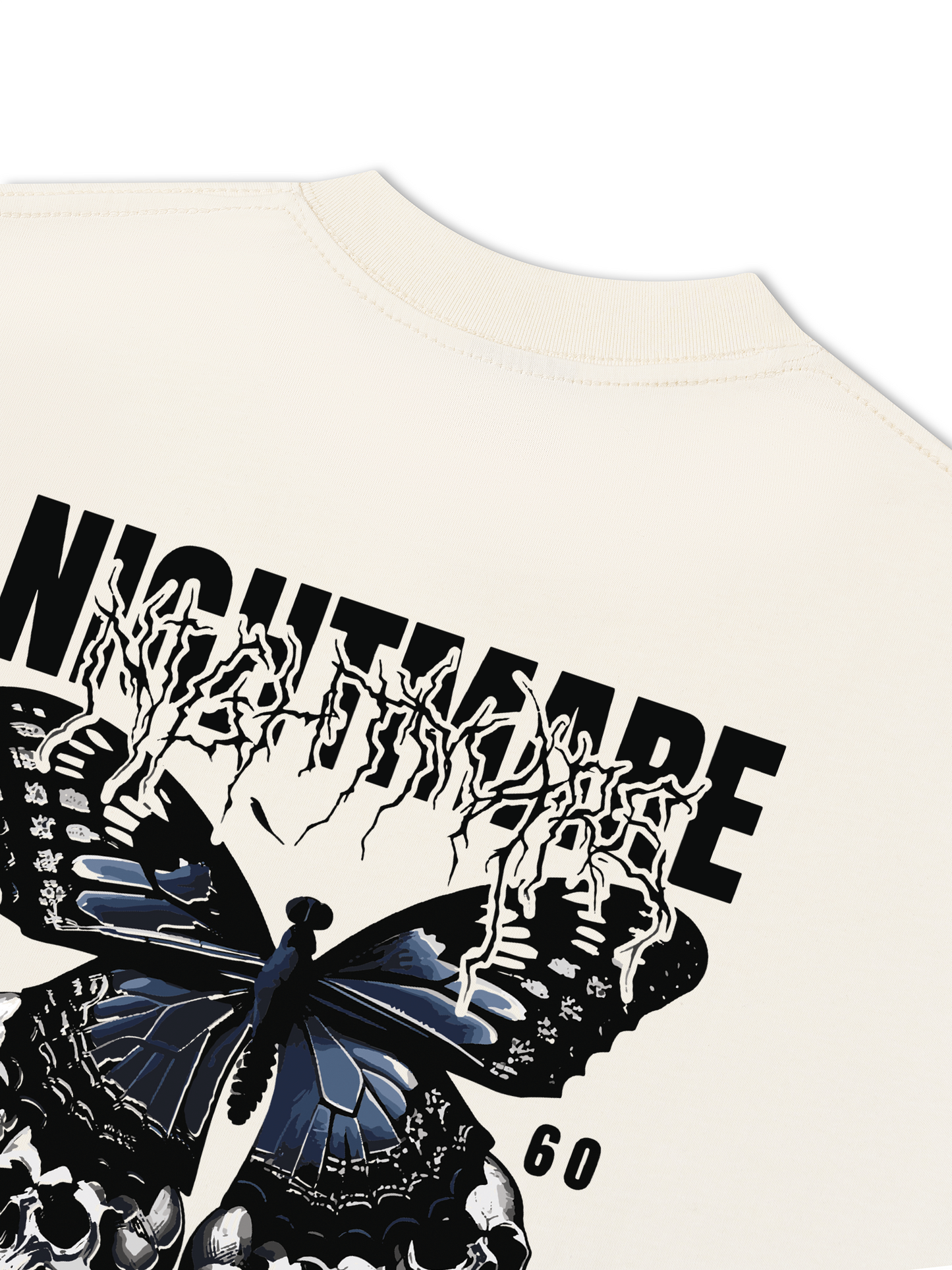 Áo Thun Relaxed Fit Butterfly Skull
