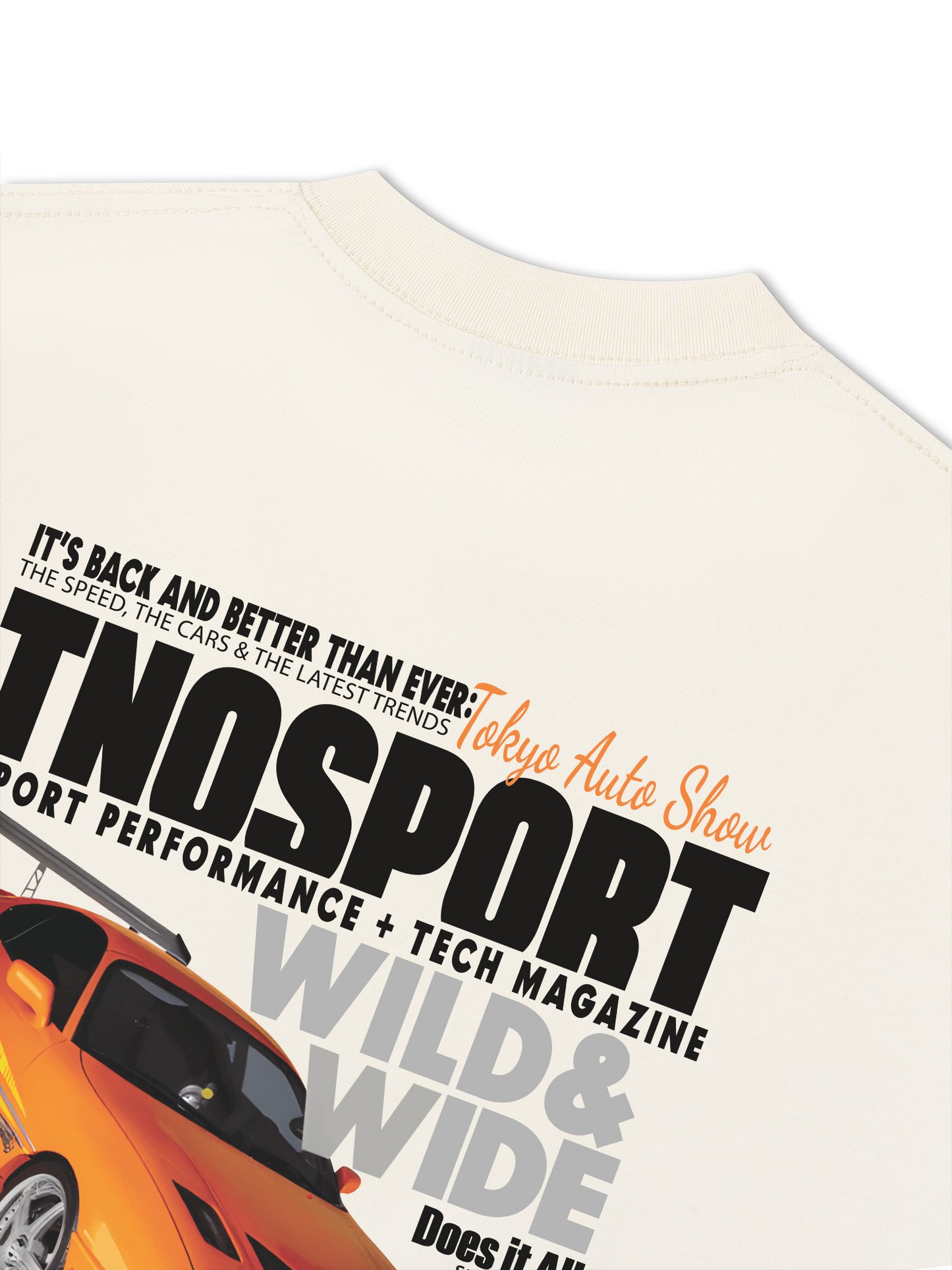 Áo Thun Relaxed Fit CAR Orginals Sport Orange