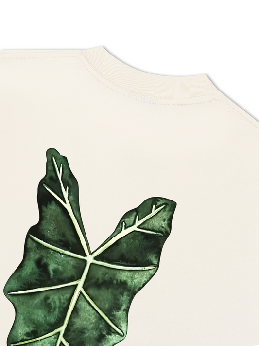 Áo Thun Relaxed Fit TROPICAL Alocasia Leaf
