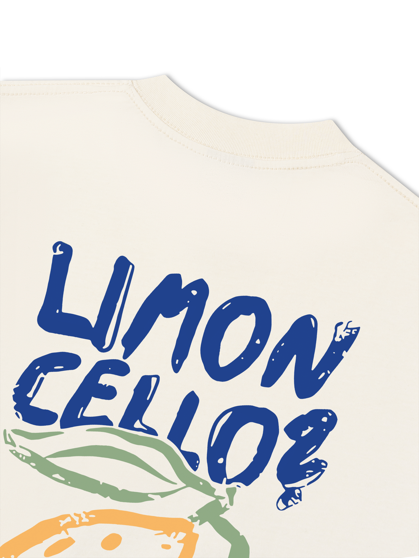 Áo Thun Relaxed Fit Blue And Yellow Limon Cello