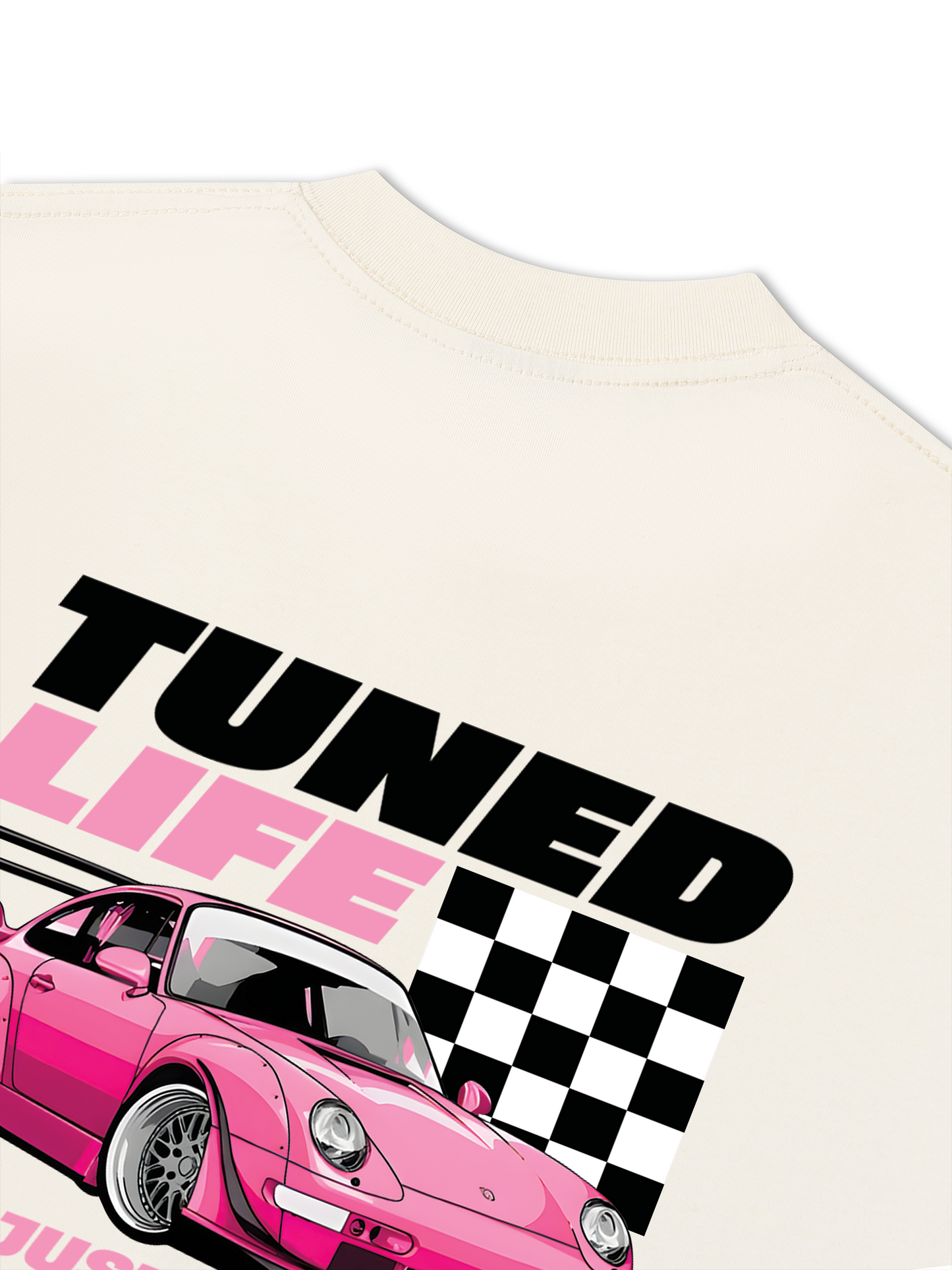 Áo Thun Relaxed Fit CAR TunedPink