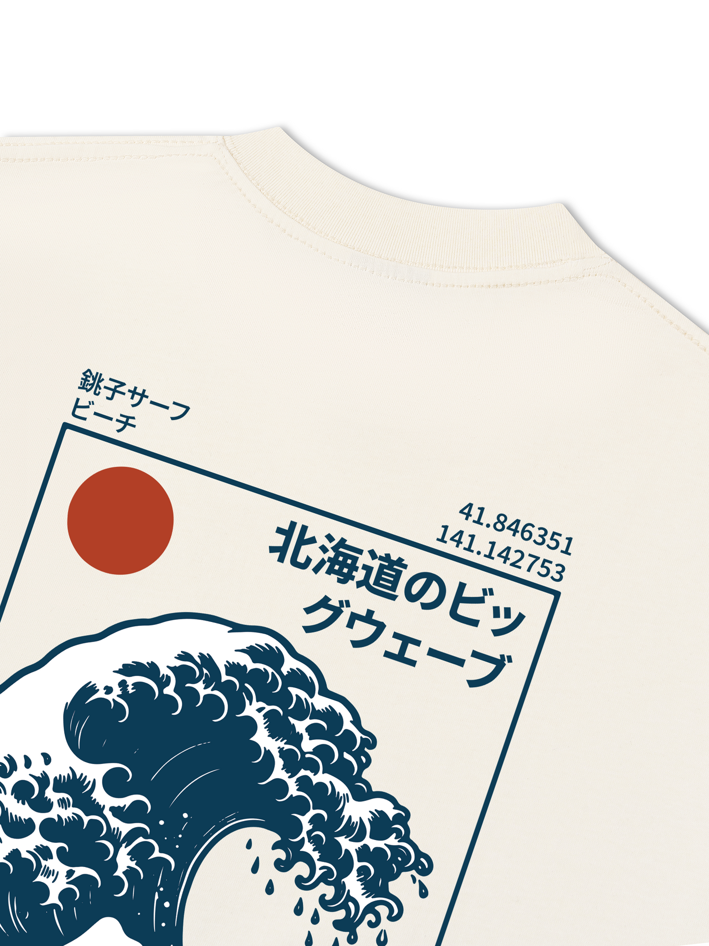 Áo Thun Relaxed Fit Hokkaido Wave