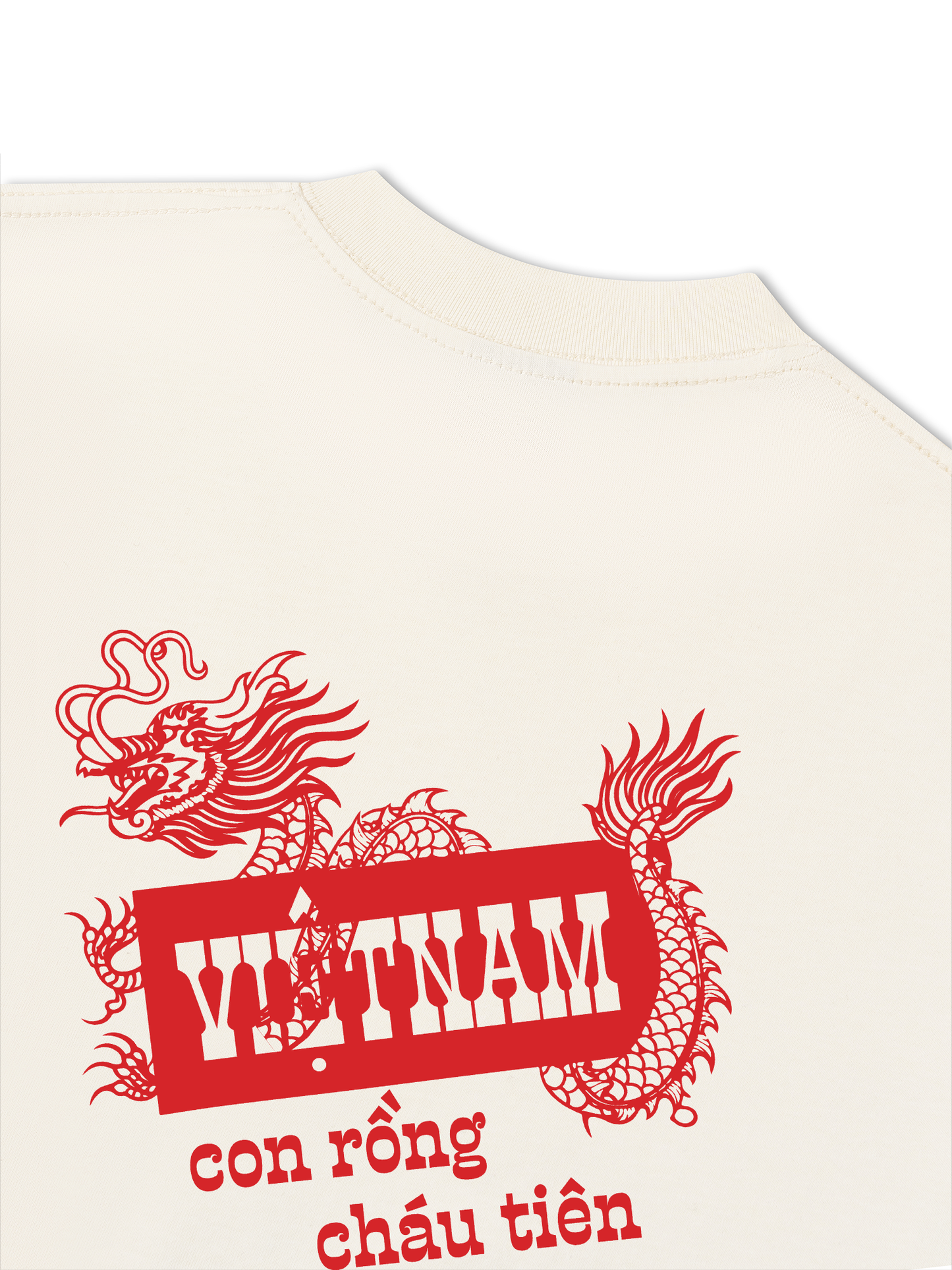 Áo Thun Relaxed Fit Việt Nam Con Rồng Cháu Tiên