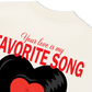 Áo Thun Relaxed Fit Favorite Song