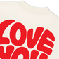 Áo Thun Relaxed Fit Love You Typography