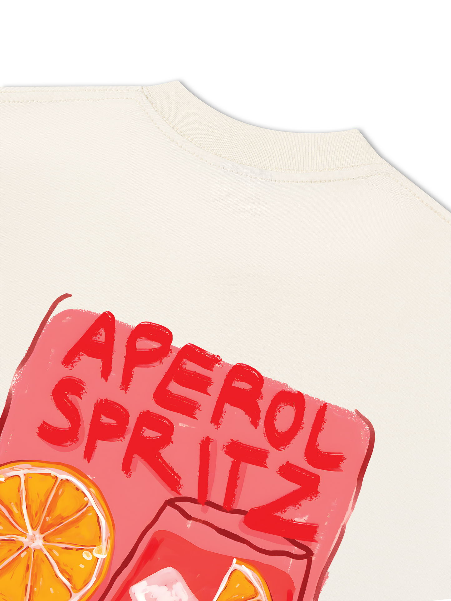 Áo Thun Relaxed Fit Summer Vibes Aperol Spritz