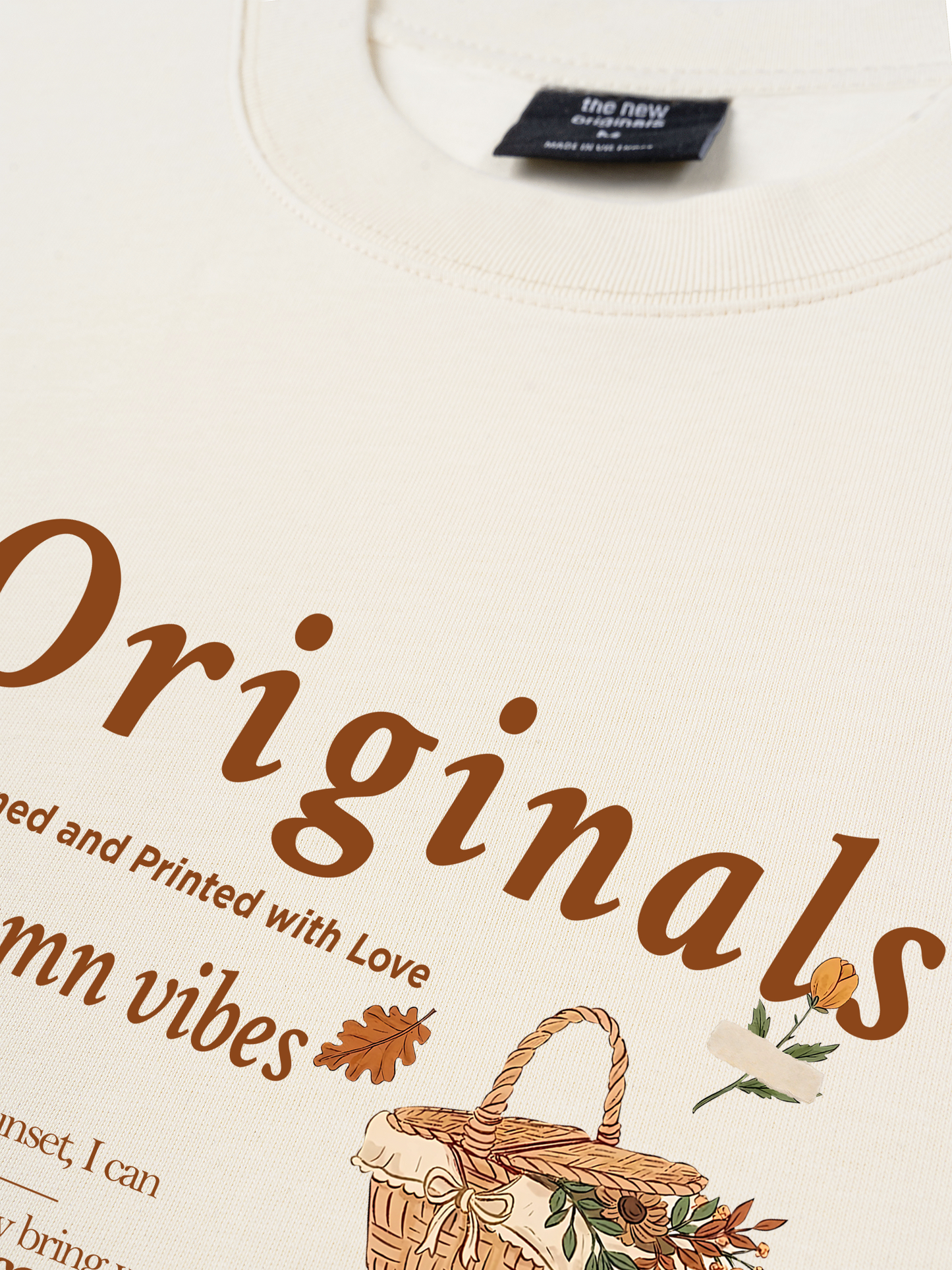 Áo Thun Relaxed Fit Autumn Vibes Originals Autumn