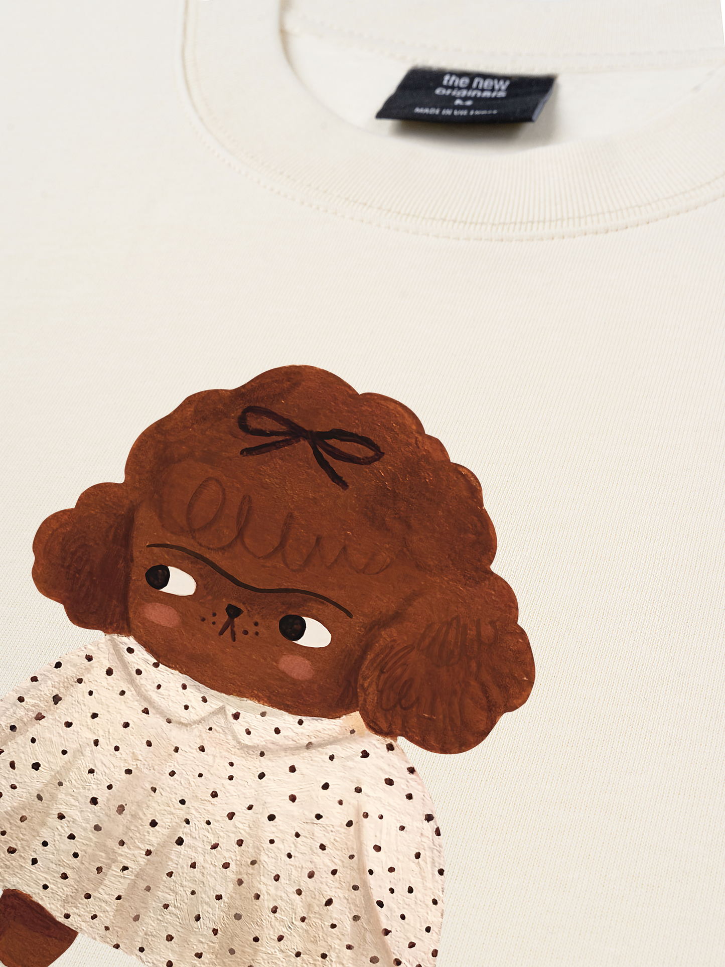 Áo Thun Relaxed Fit Brown Puppy
